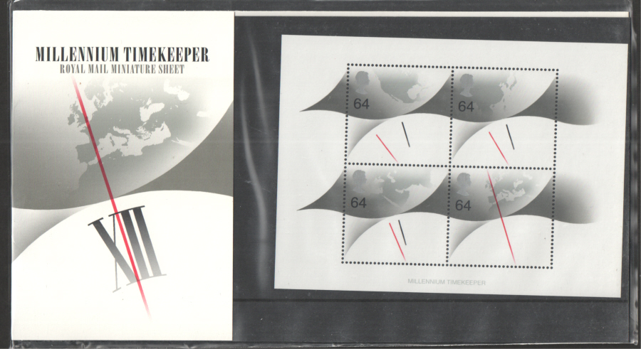 (image for) 1999 Millennium Timekeeper Royal Mail Presentation Pack M02